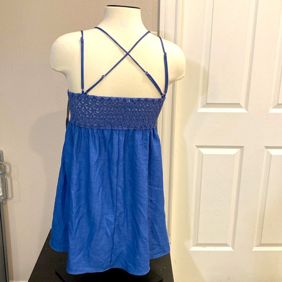 Hummingbird Lace Summer blue dress nwt size large - Picture 9 of 13